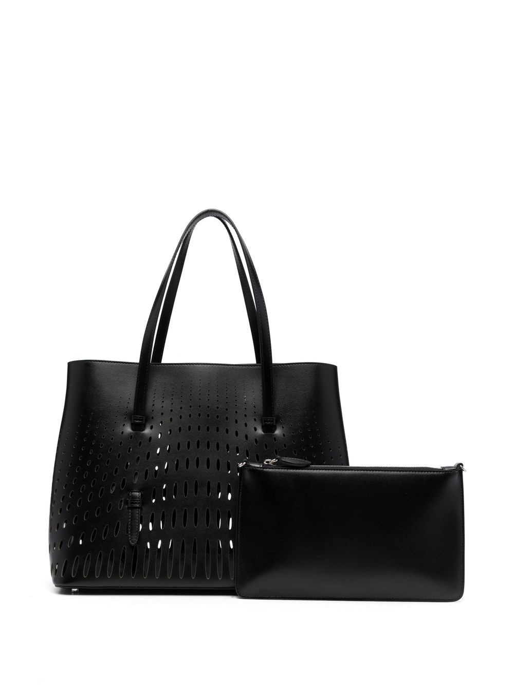 Mina 32 leather tote bag - 1