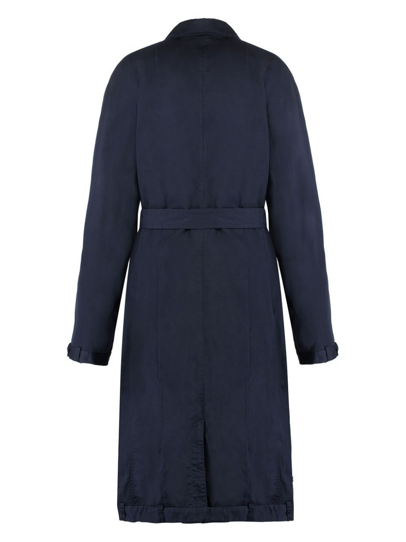 belted cotton long coat 5