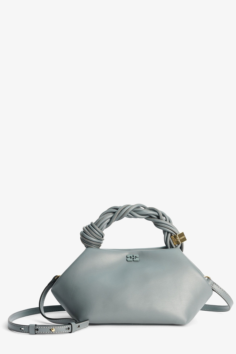 DARK GREY SMALL GANNI BOU BAG 6