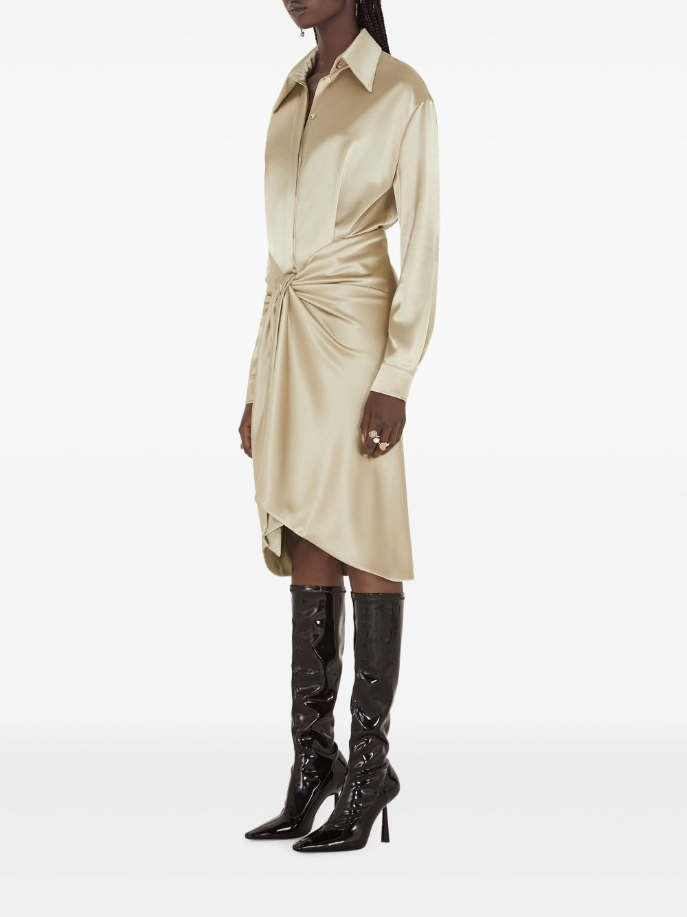 satin dress - 3