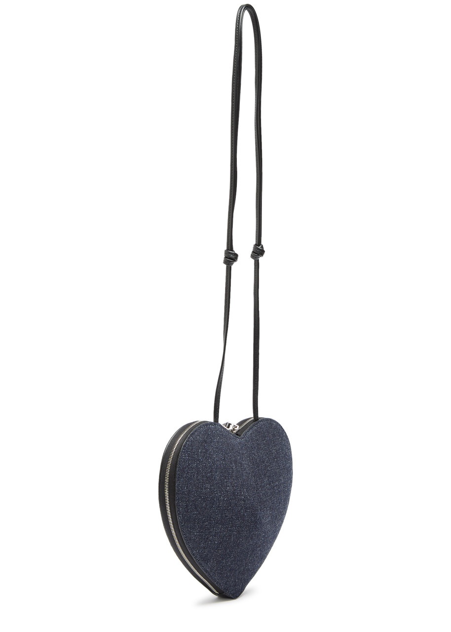 Alaïa Le Coeur Denim Cross-body bag - 2