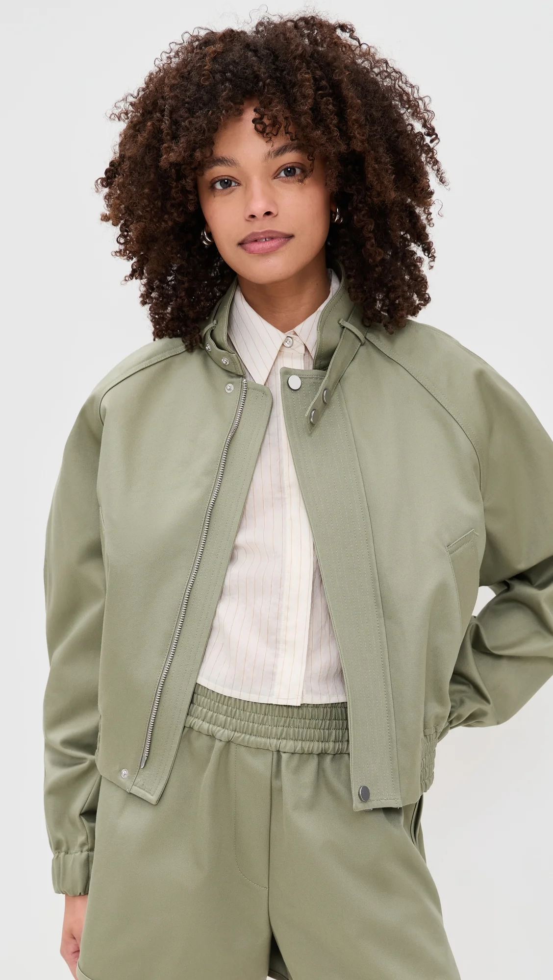 Trench Chino Bomber Jacket - 1