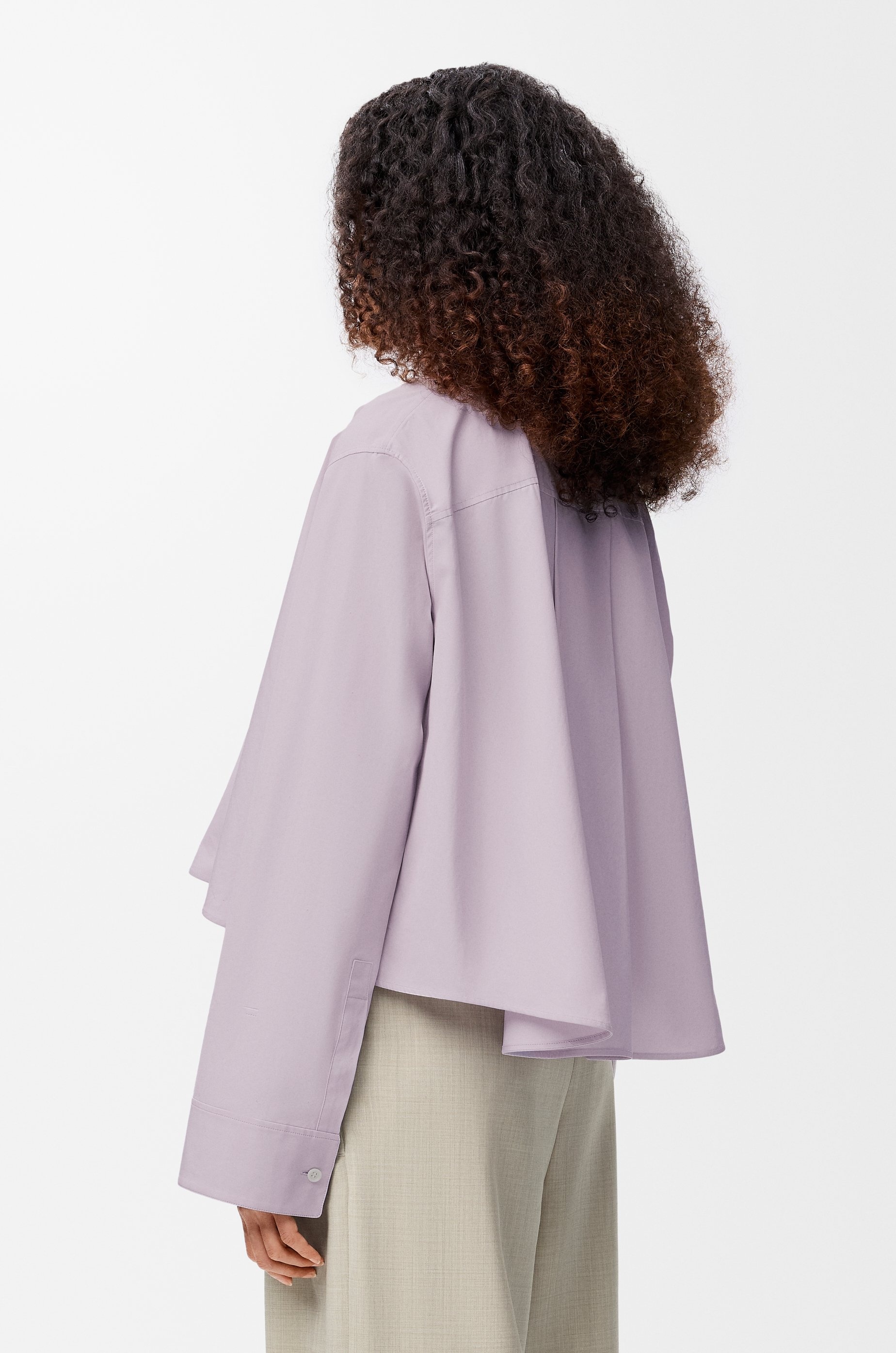 Trapeze shirt in cotton - 4