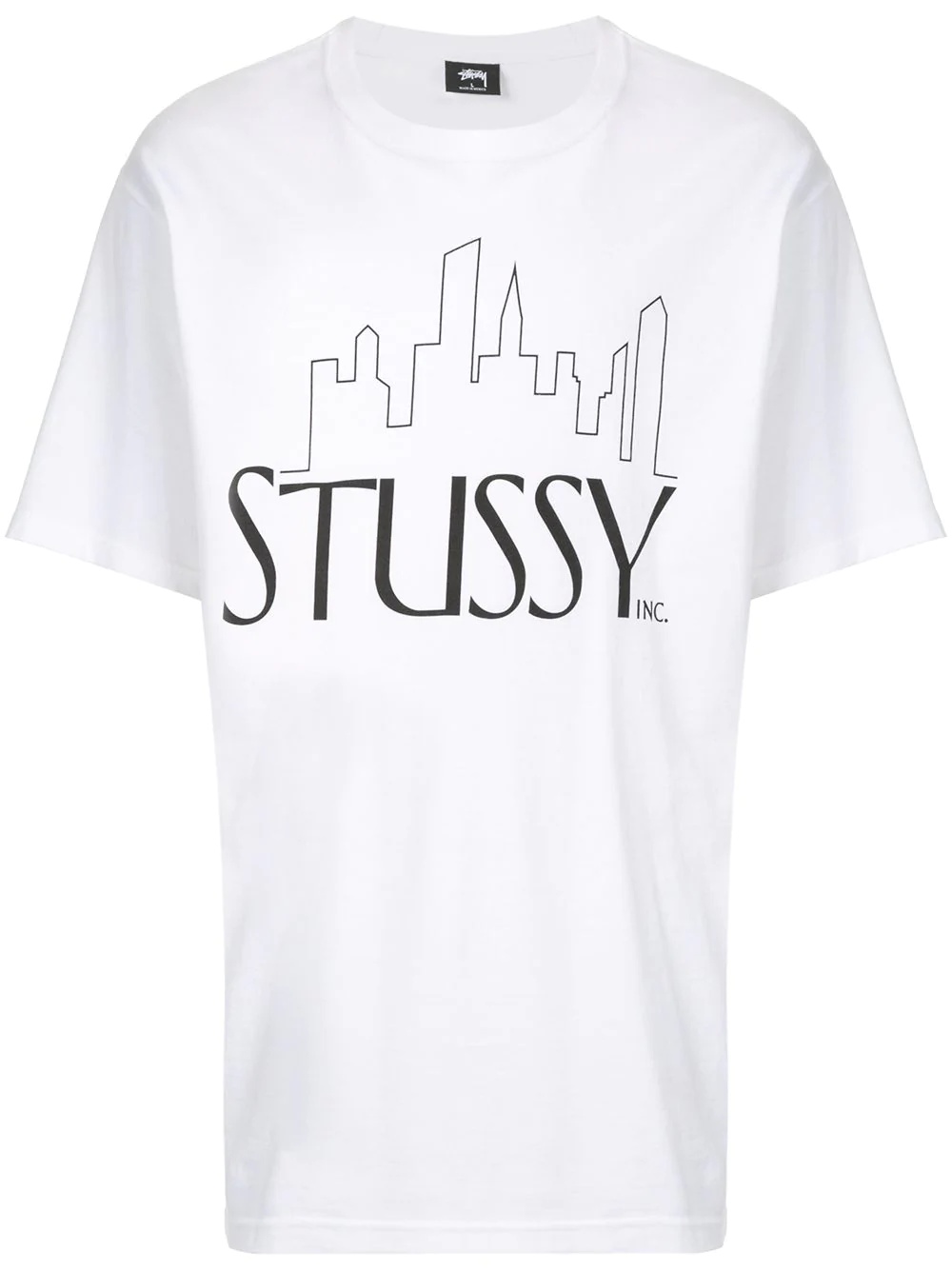 skyline print T-shirt - 1