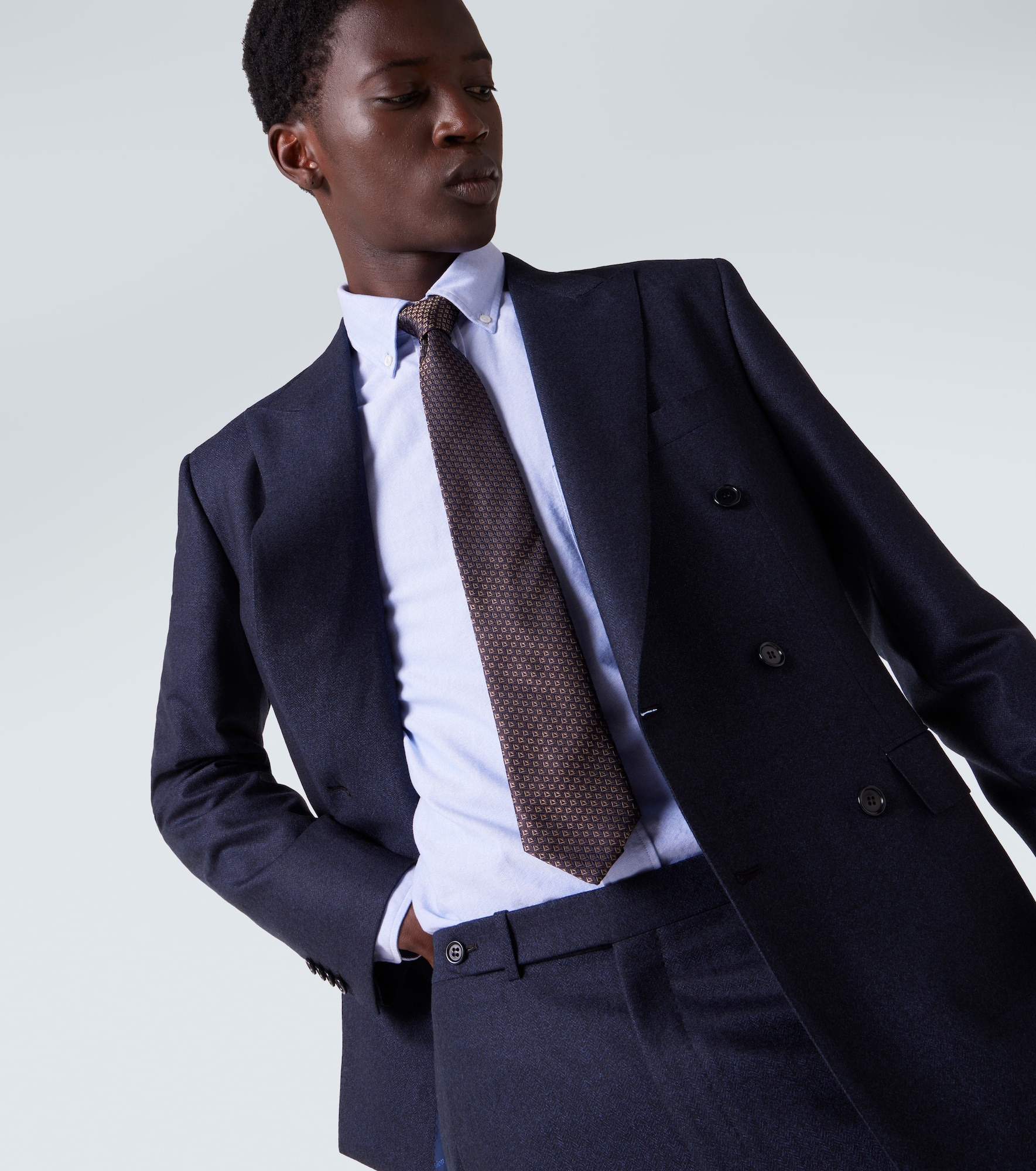 Silk jacquard tie - 2