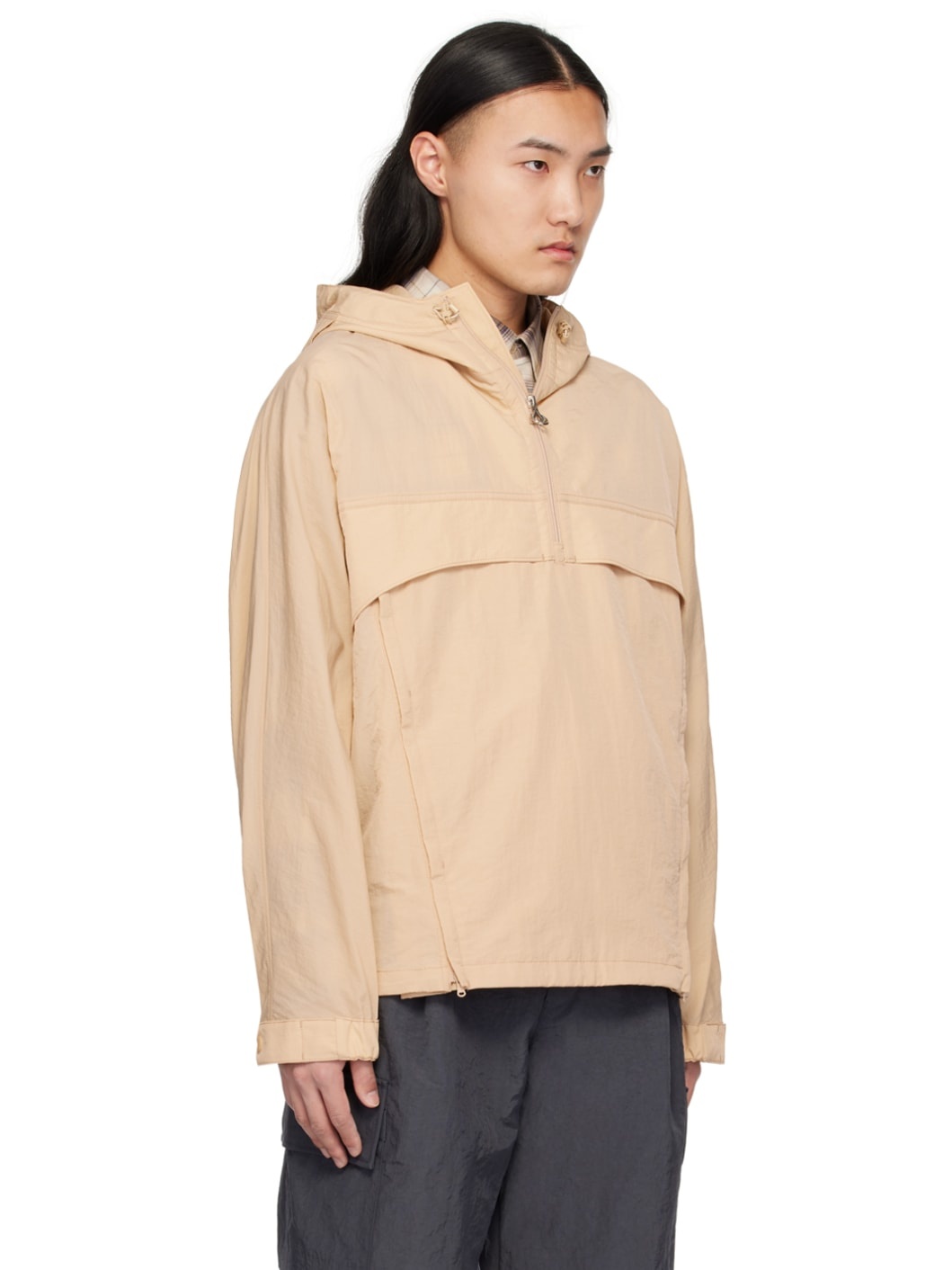 Beige Half-Zip Jacket - 2
