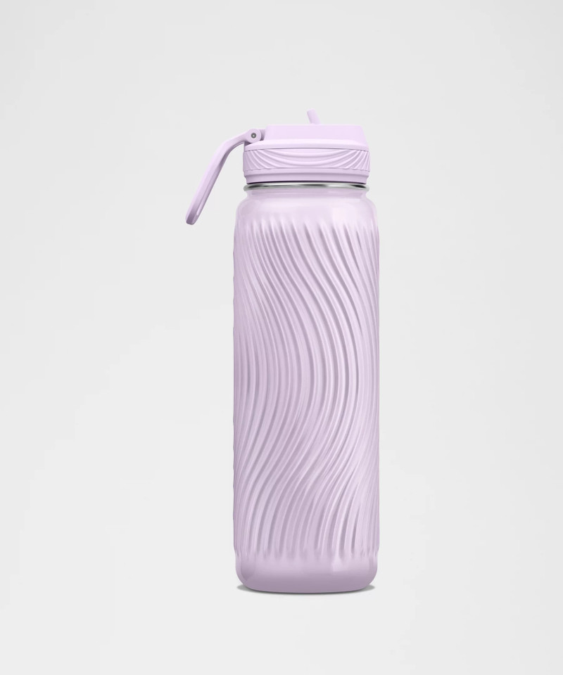 lululemon Back to Life Sport Bottle 24oz Straw Lid *Wave outlook