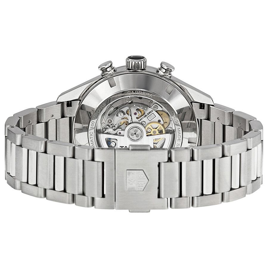 Pre-owned Tag Heuer Carrera 36 Flyback Automatic Chronograph 43Mm Chronograph Silver (Grey Center) D - 3