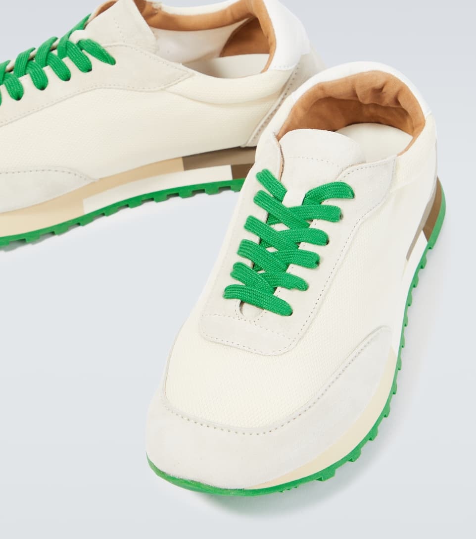 Owen Runner mesh and suede sneakers - 3