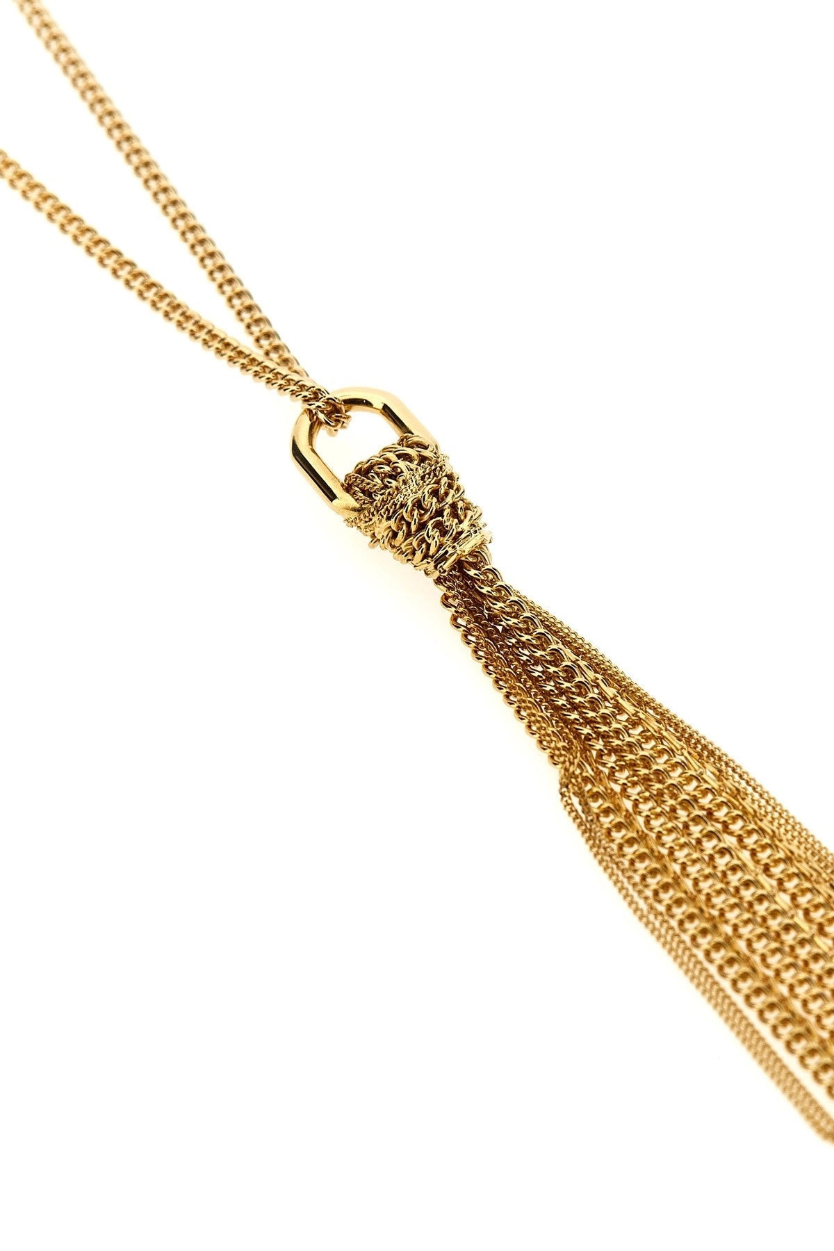 Saint Laurent Women 'Cassandre' Tassel Necklace - 2