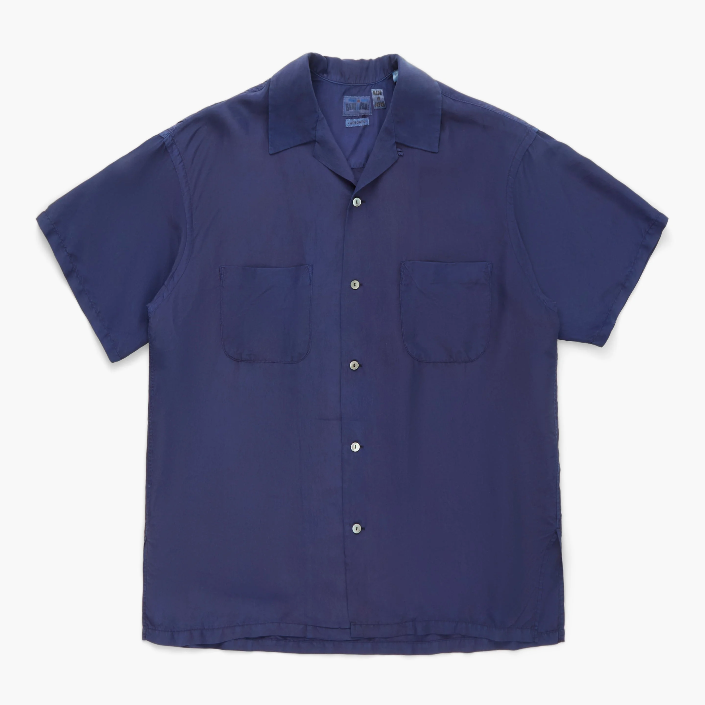 Silk Habutae Short Sleeve Shirt - 1