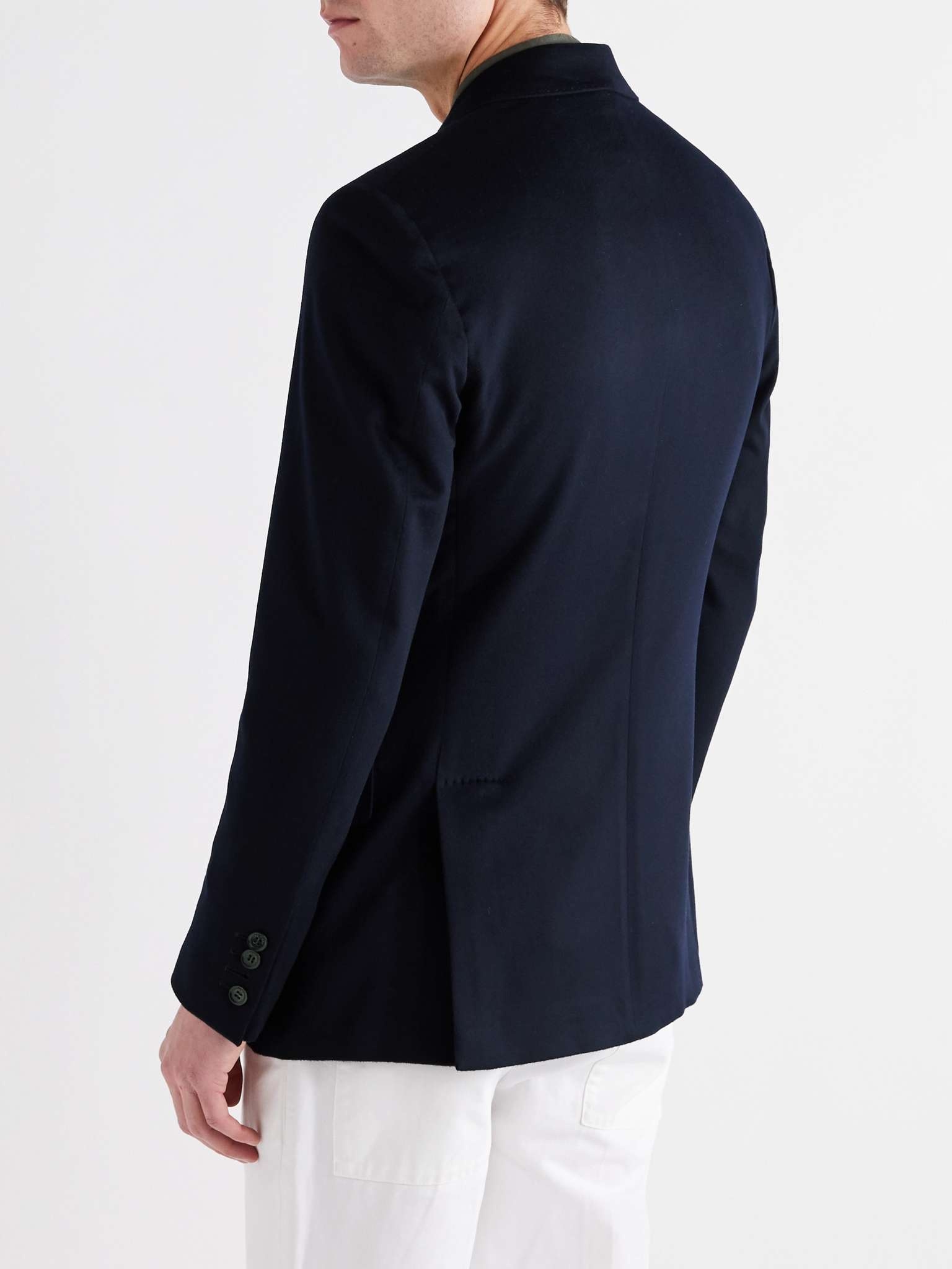 Double-Breasted Cashmere Blazer - 4