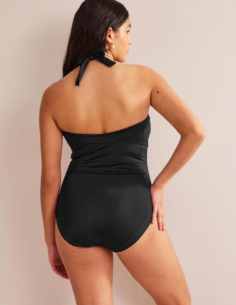 Santorini Halterneck Swimsuit-Black 3