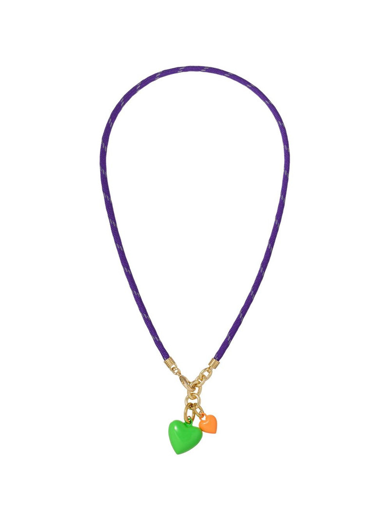 Happy Cord heart necklace 1