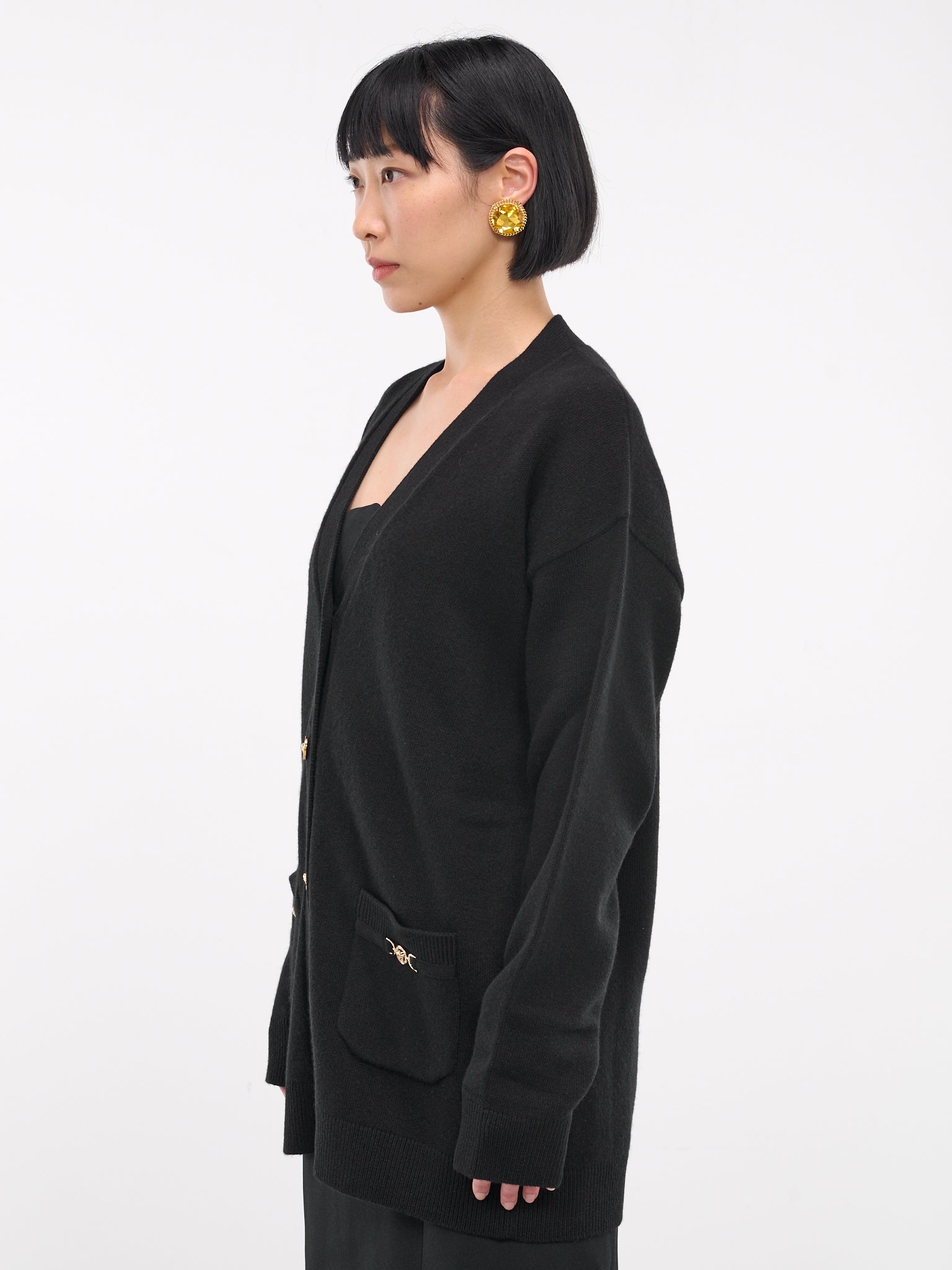 Wool-Cashmere Cardigan - 2