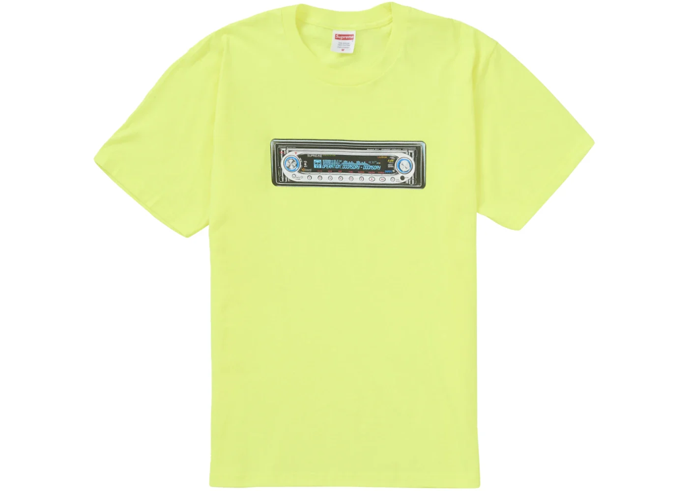 Supreme Receiver Tee Fluorescent Yellow - 1