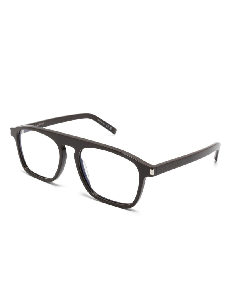 SAINT LAURENT pilot-frame glasses outlook