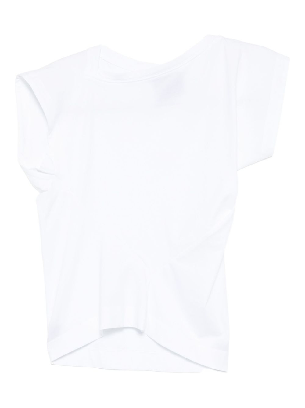 draped T-shirt - 2