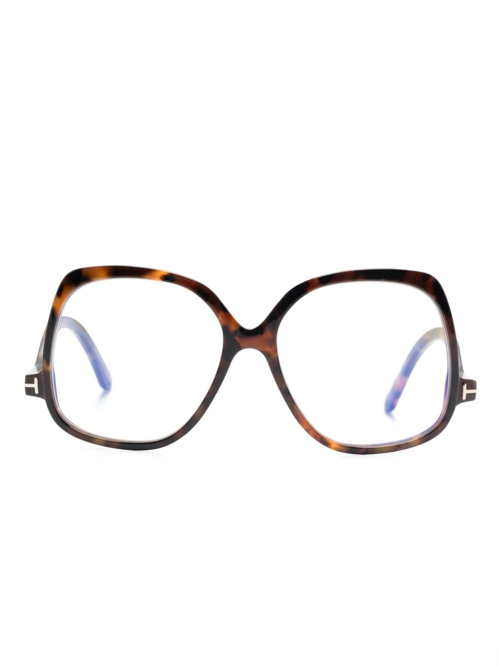 oversize-frame glasses - 1