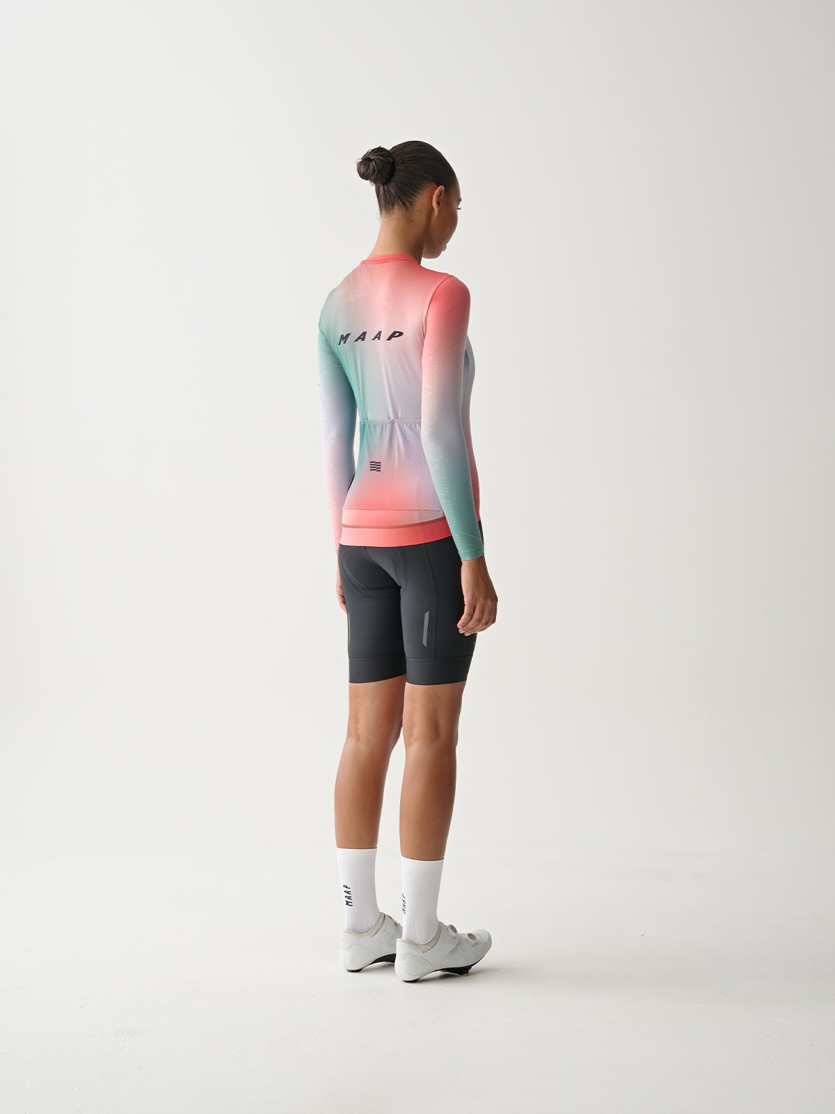Women's Blurred Out Pro Hex LS Jersey - 4