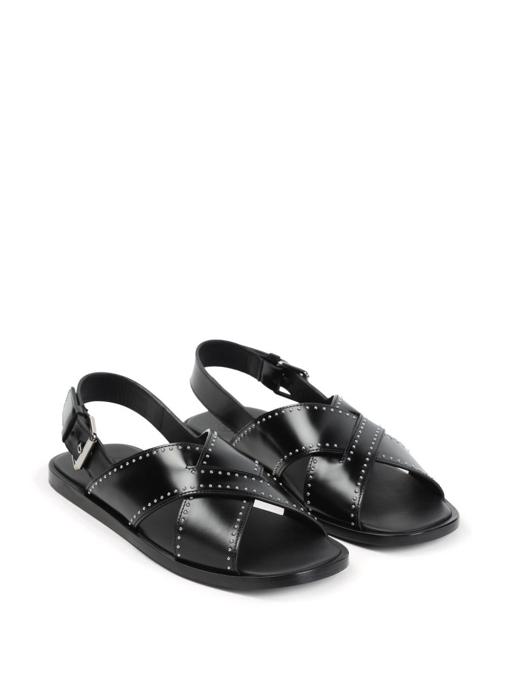 Church's Women Stud-Embellished Crossover Flat Sandals - 2
