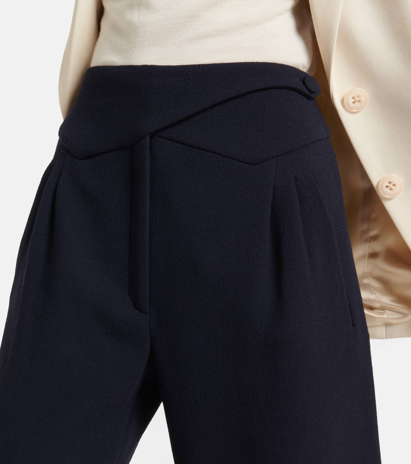 Basque high-rise virgin wool pants 4