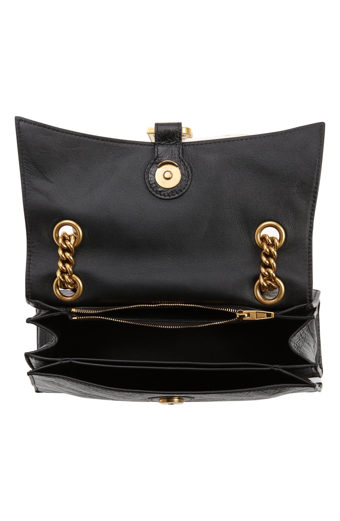 Crush Leather Shoulder Bag - 5