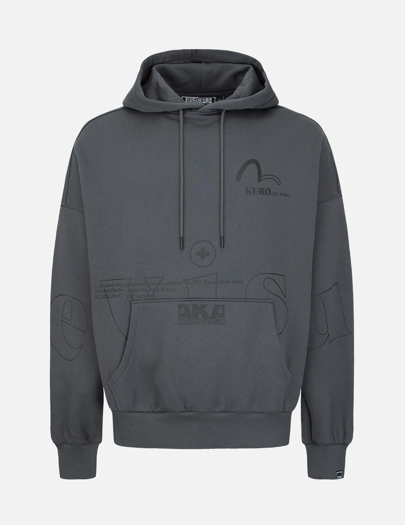 Logo Print Oversized Hoodie 1