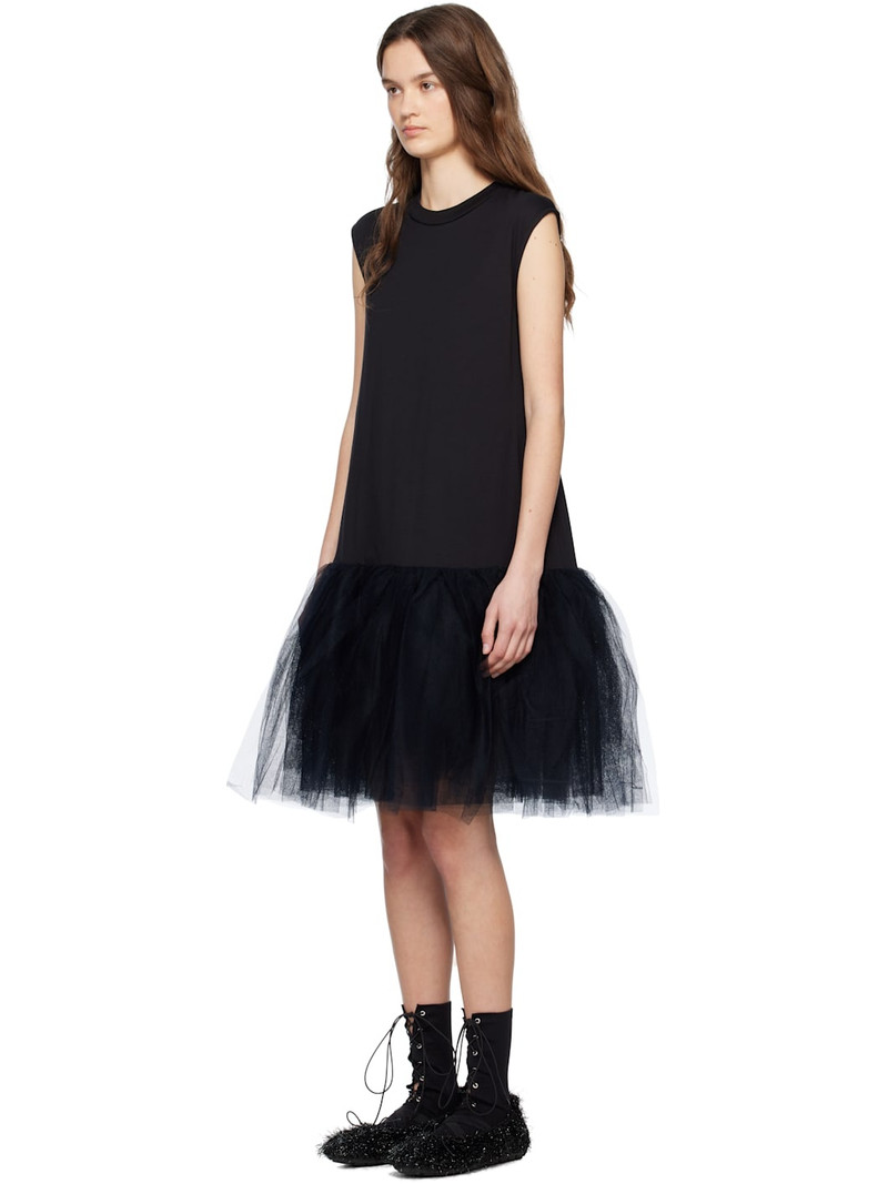 Simone Rocha Black Relaxed Ballet Tutu Midi Dress outlook