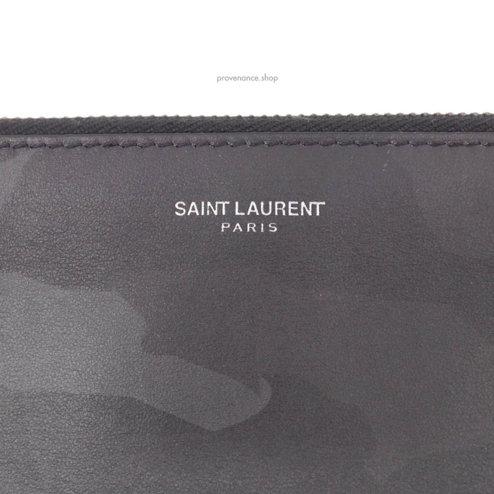 Saint Laurent Paris SLP Zipped Pouch - Shadow Camo - 9