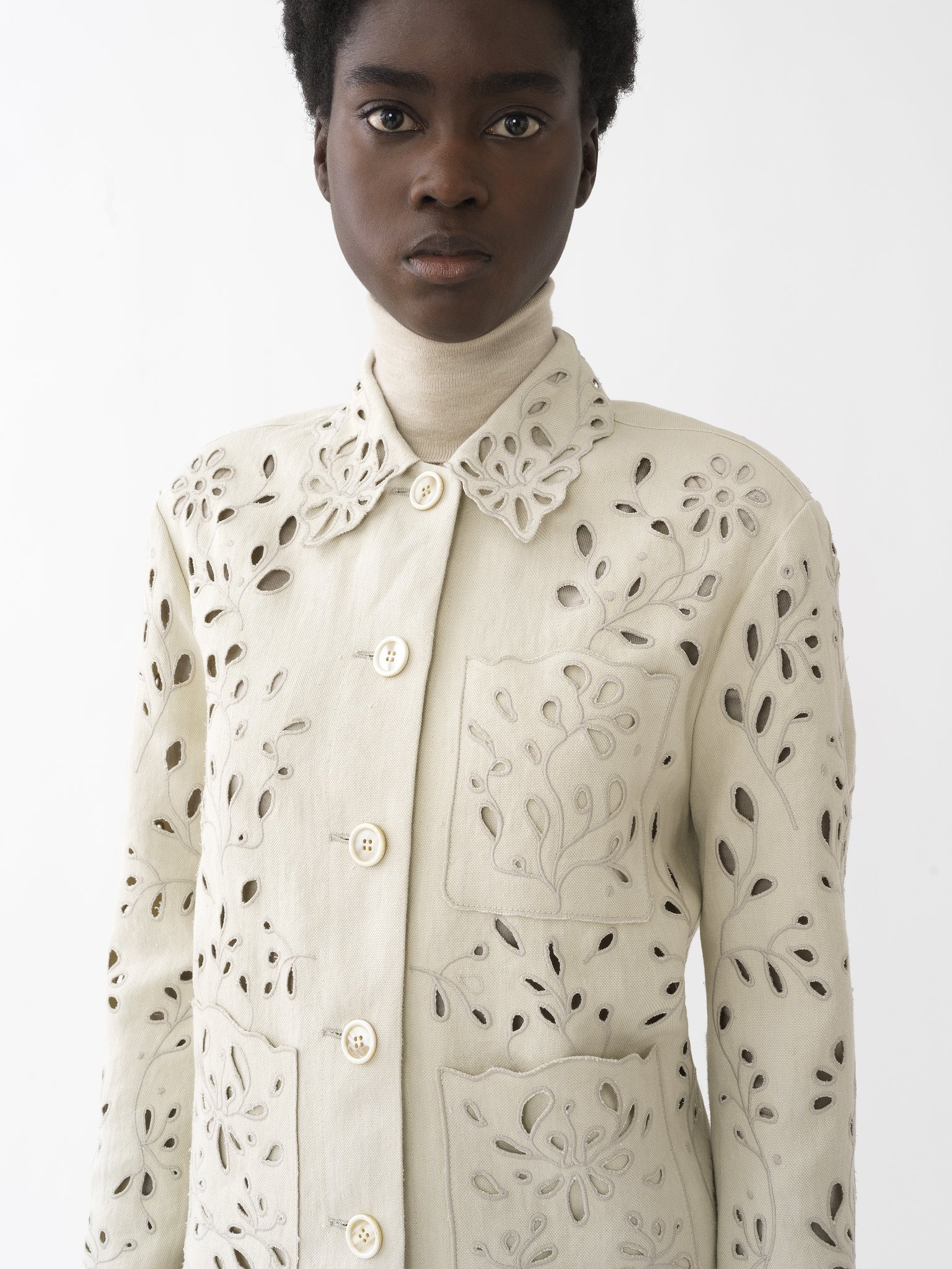 EMBROIDERED OVERSHIRT JACKET - 6