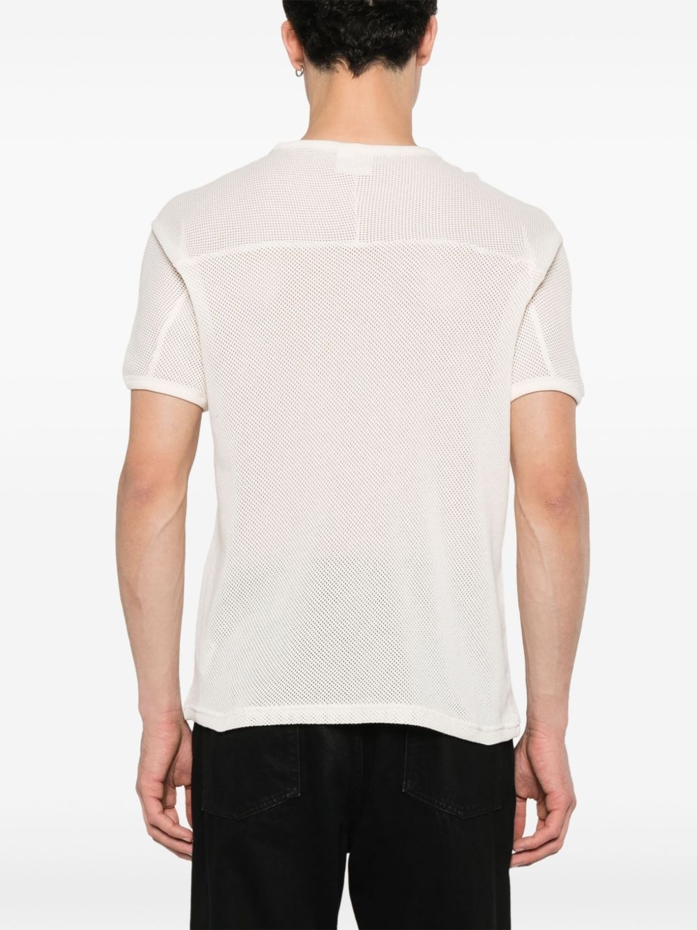 Baseball printed mesh T-shirt - 4