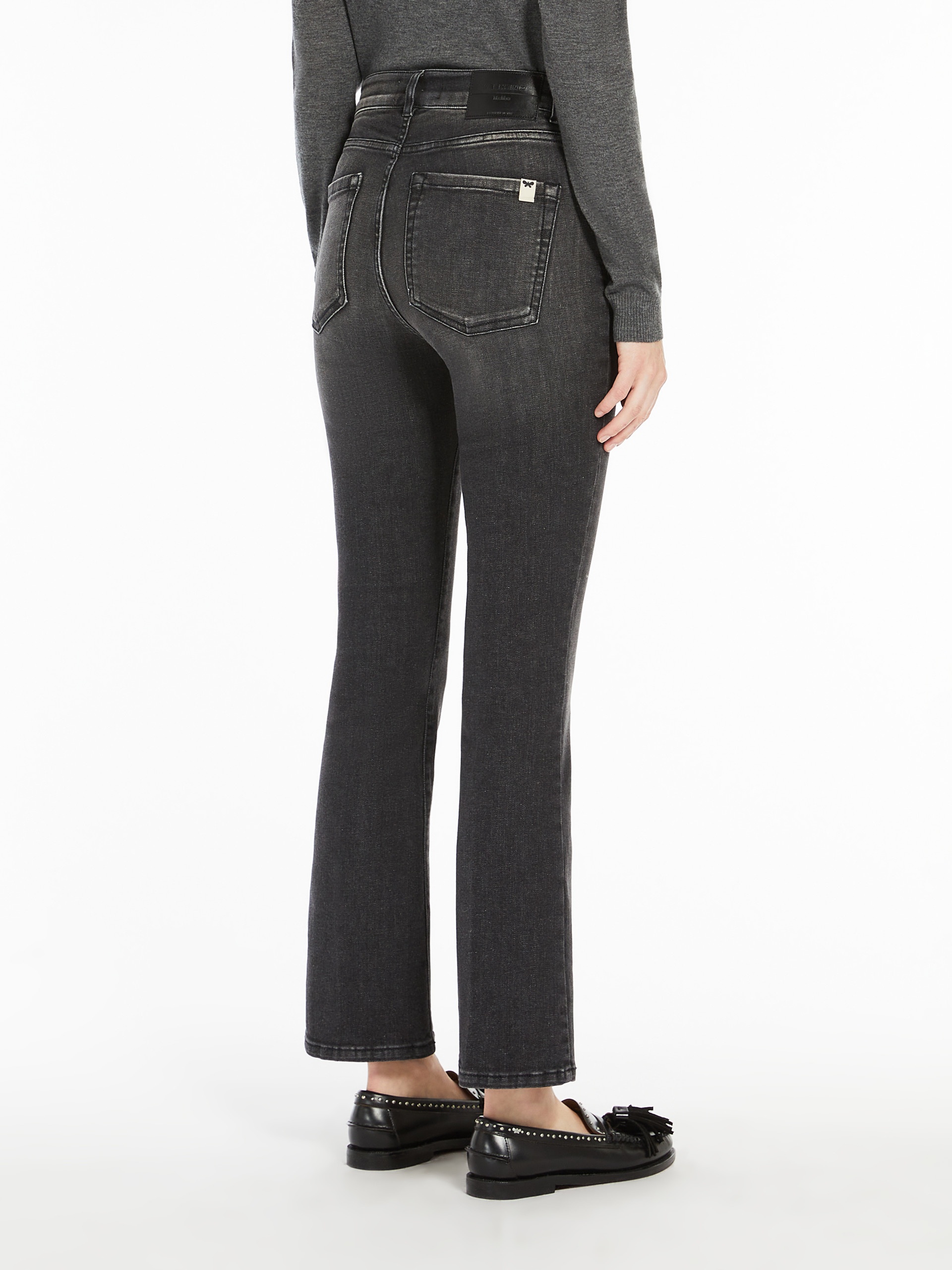 RAPALLO Stretch denim cropped jeans - 4