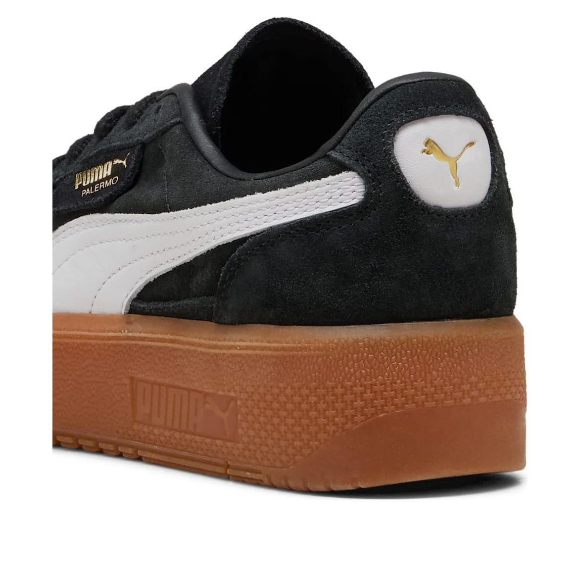 (WMNS) PUMA Palermo Elevata 'PUMA Black Gum' 399348-01 - 4