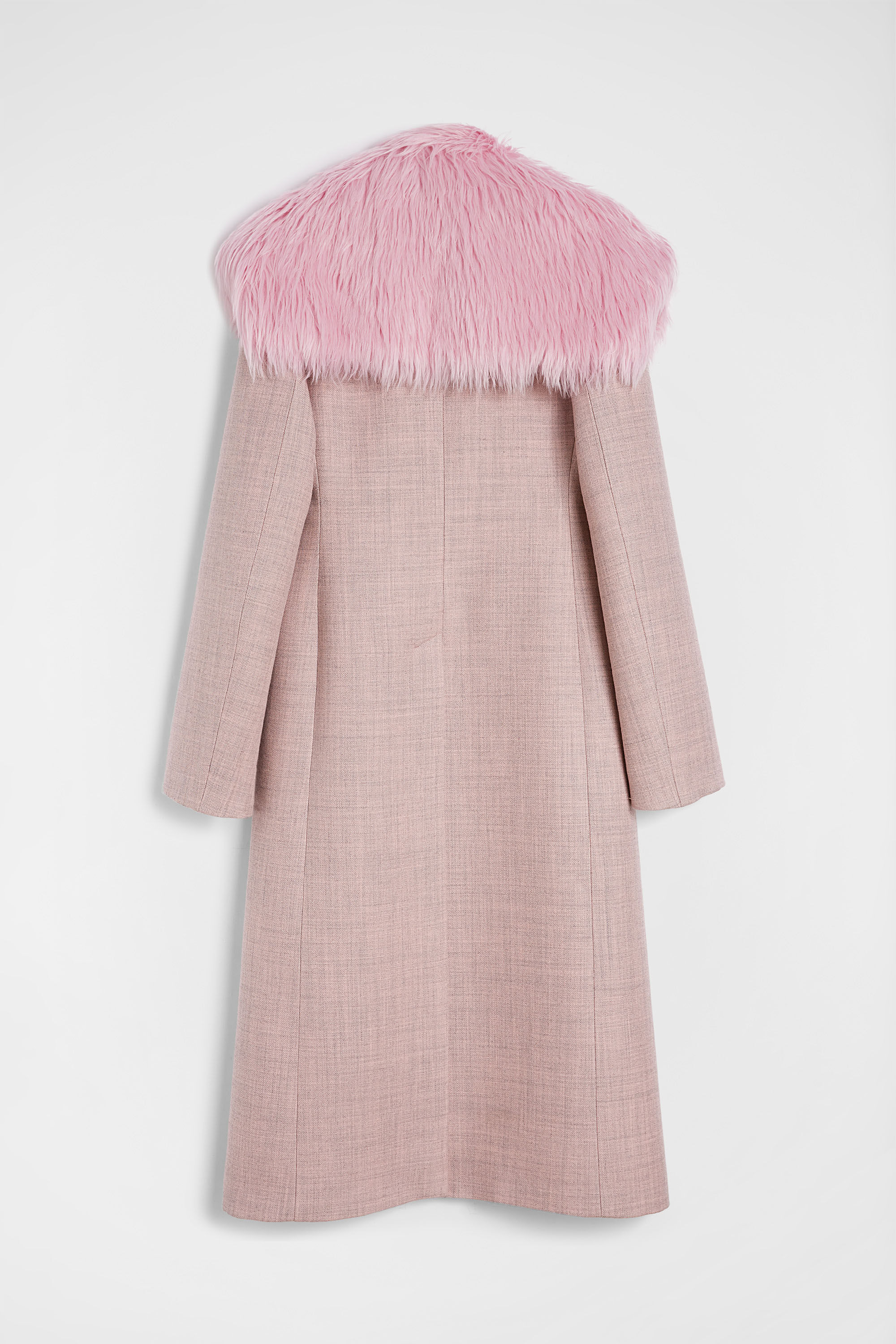 Melanged Wool Coat - 3