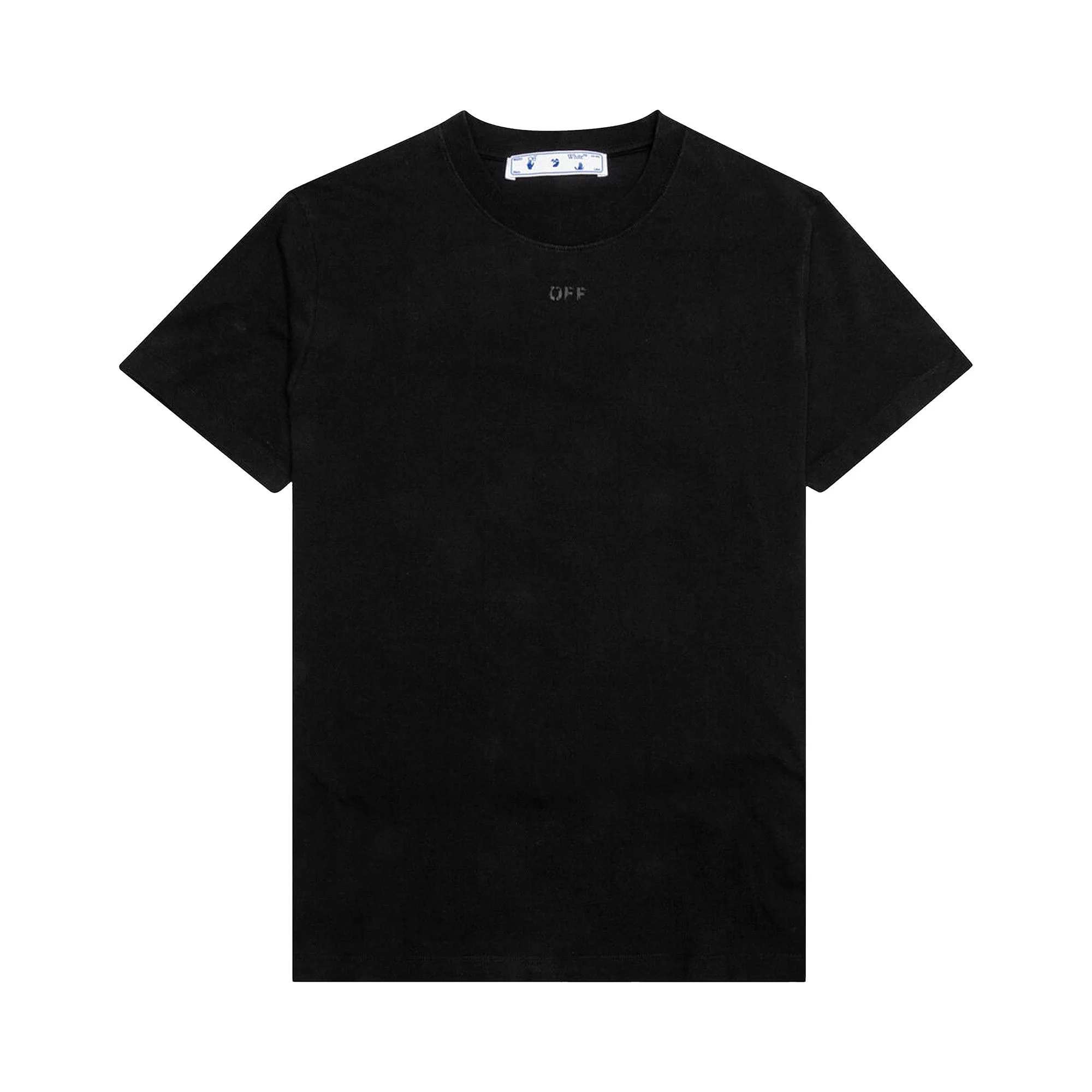 Off-White Rubber Arrow Slim Tee 'Black' - 1