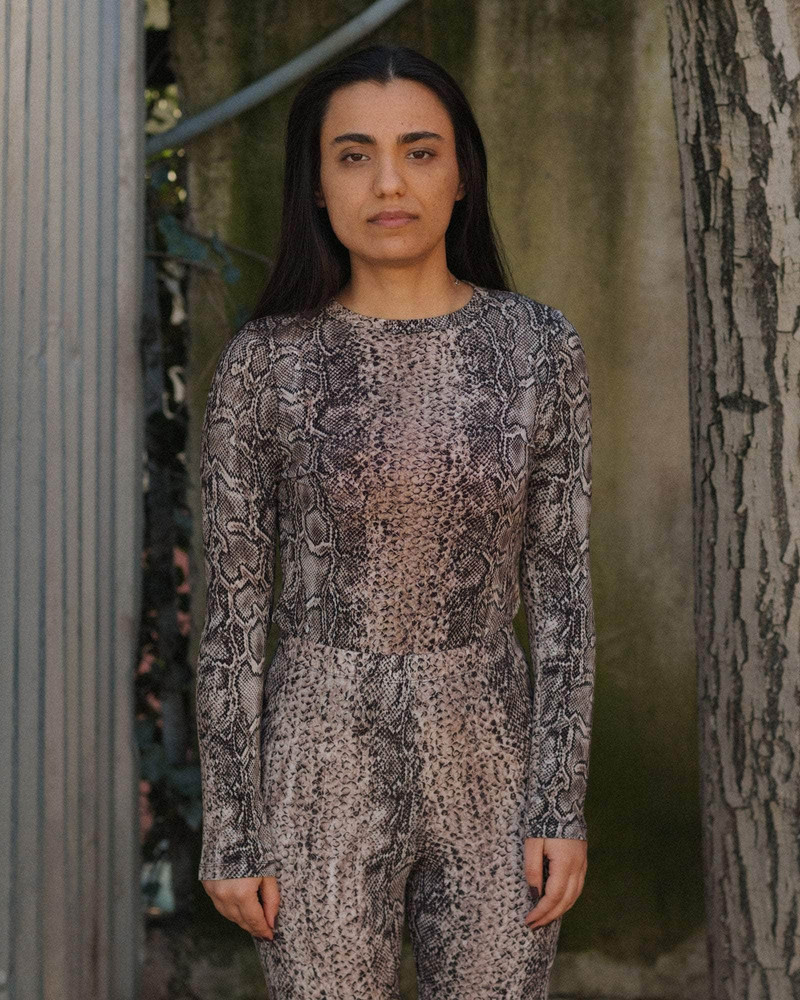 Bead Long Sleeve Tee - Circulose Jersey 1