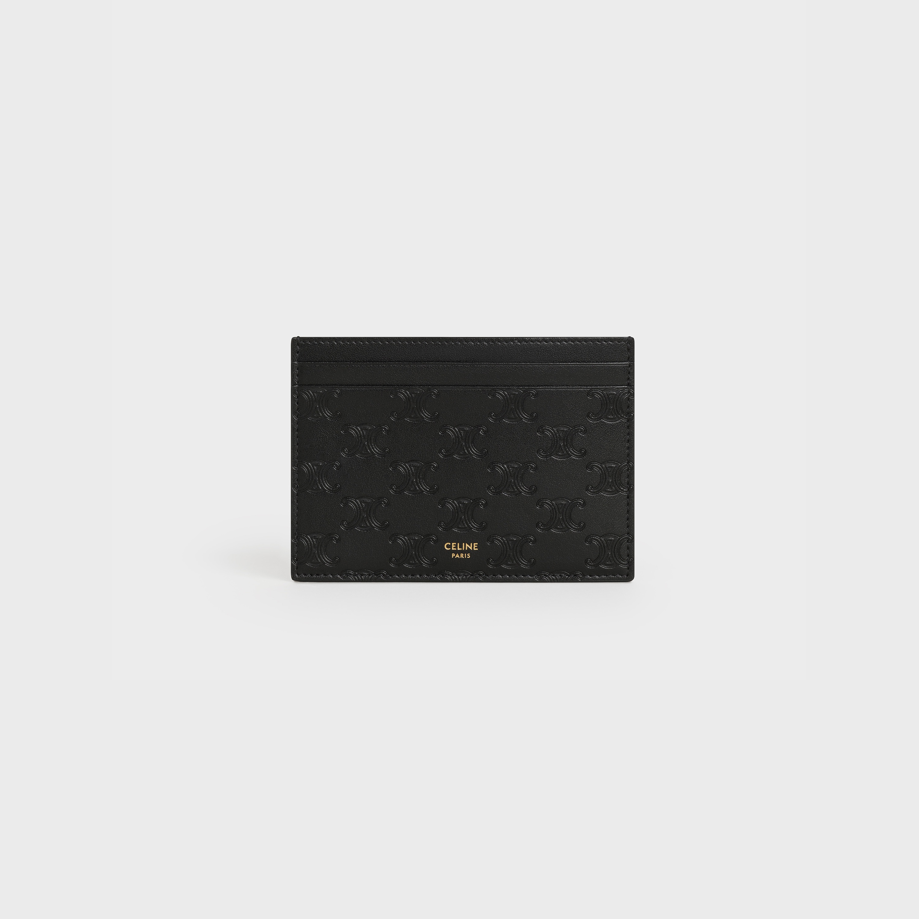 CARD HOLDER  IN  EMBOSSED SMOOTH CALFSKIN - 1