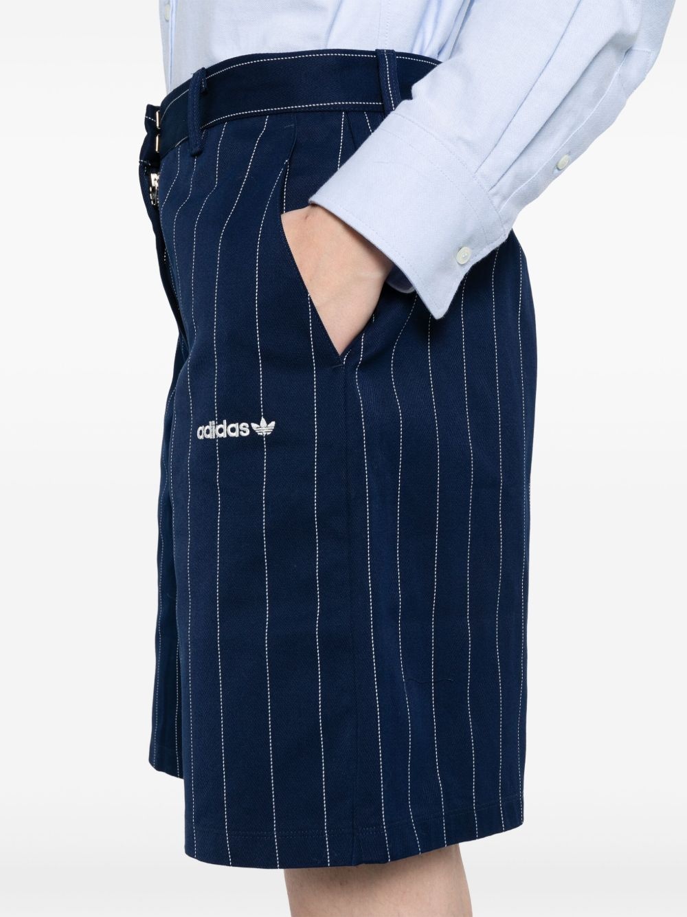 pinstriped shorts - 5