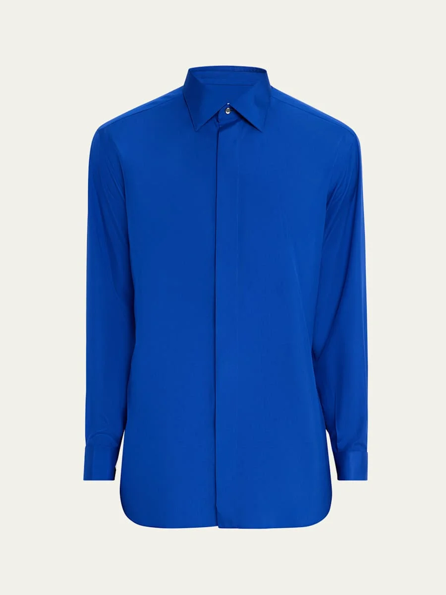 Men's WWX 80th Anniversary Silk Covered-Placket Sport Shirt - 1