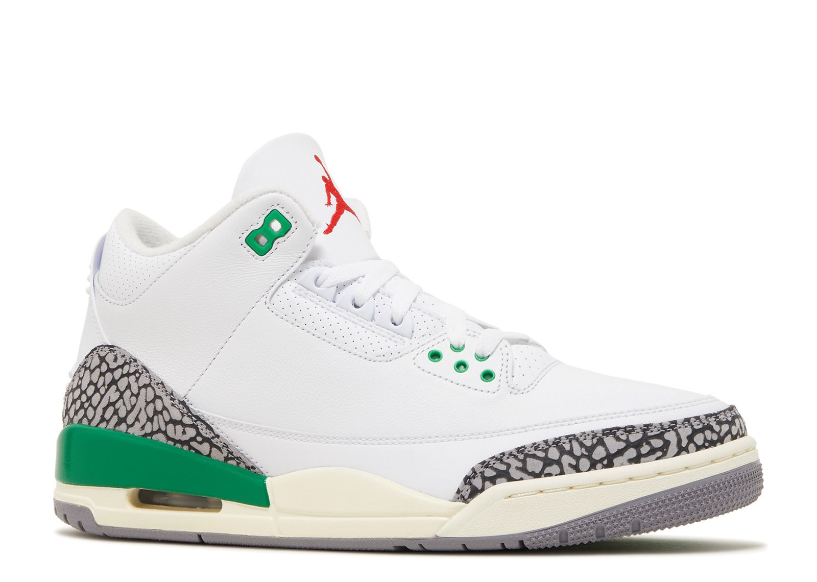 WMNS JORDAN 3 RETRO 'LUCKY GREEN' - 2