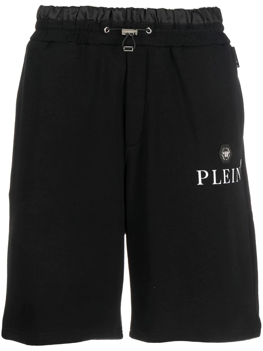 logo-patch drawstring track shorts - 1