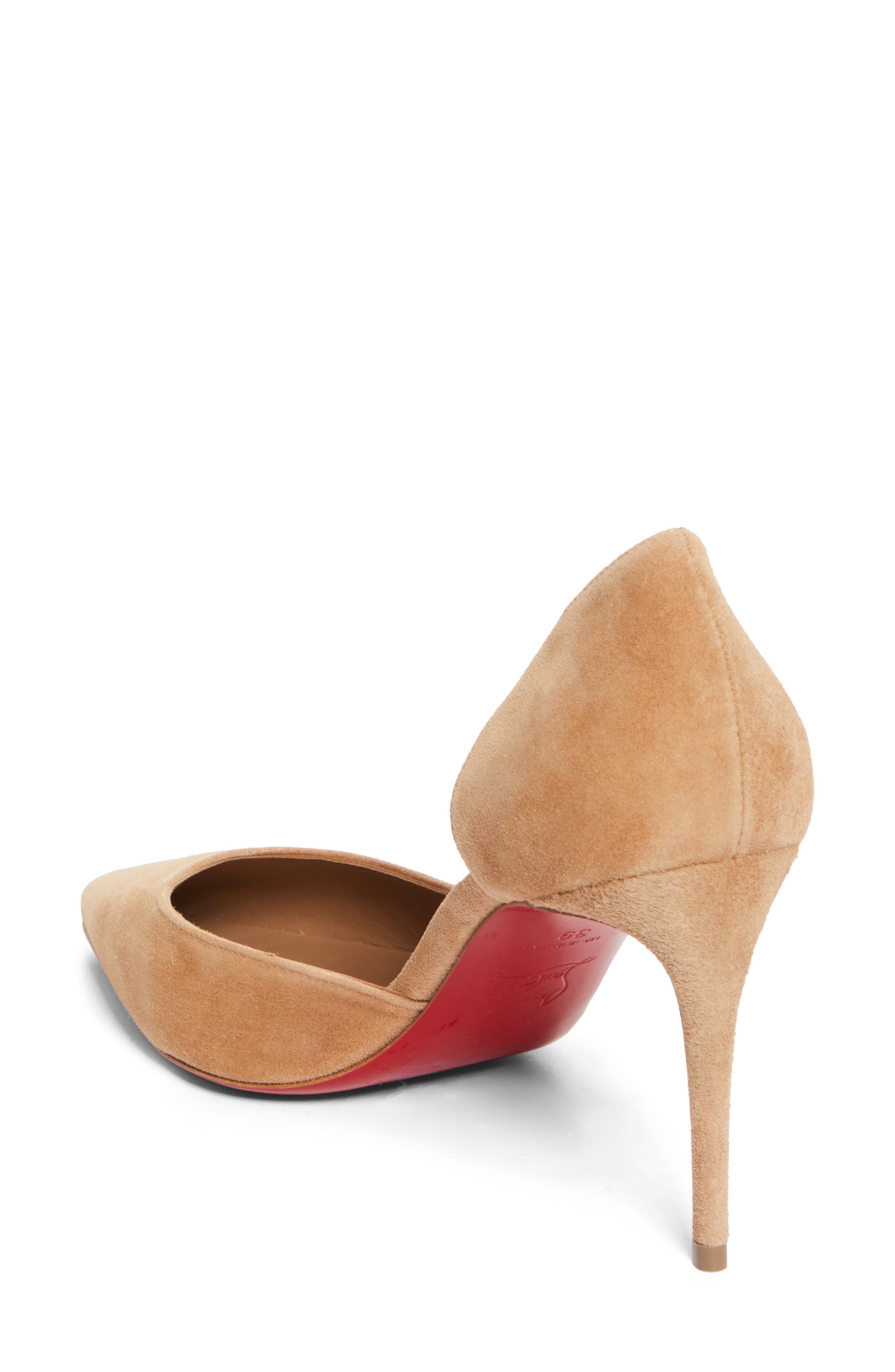 Christian Louboutin Iriza Pointed Toe Half d'Orsay Pump in Lionne/Lin Lionne at Nordstrom - 2