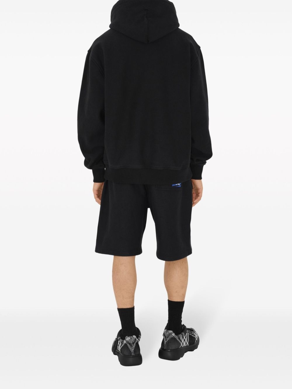 EKD-appliquÃ© cotton hoodie - 4