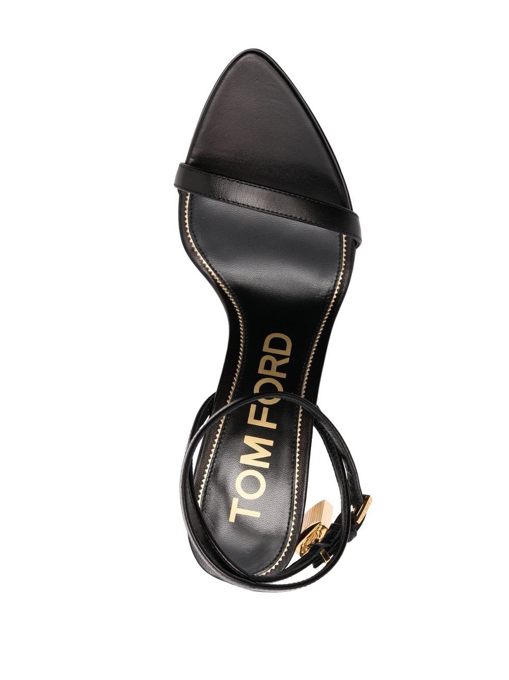 Padlock 85mm leather sandals - 4