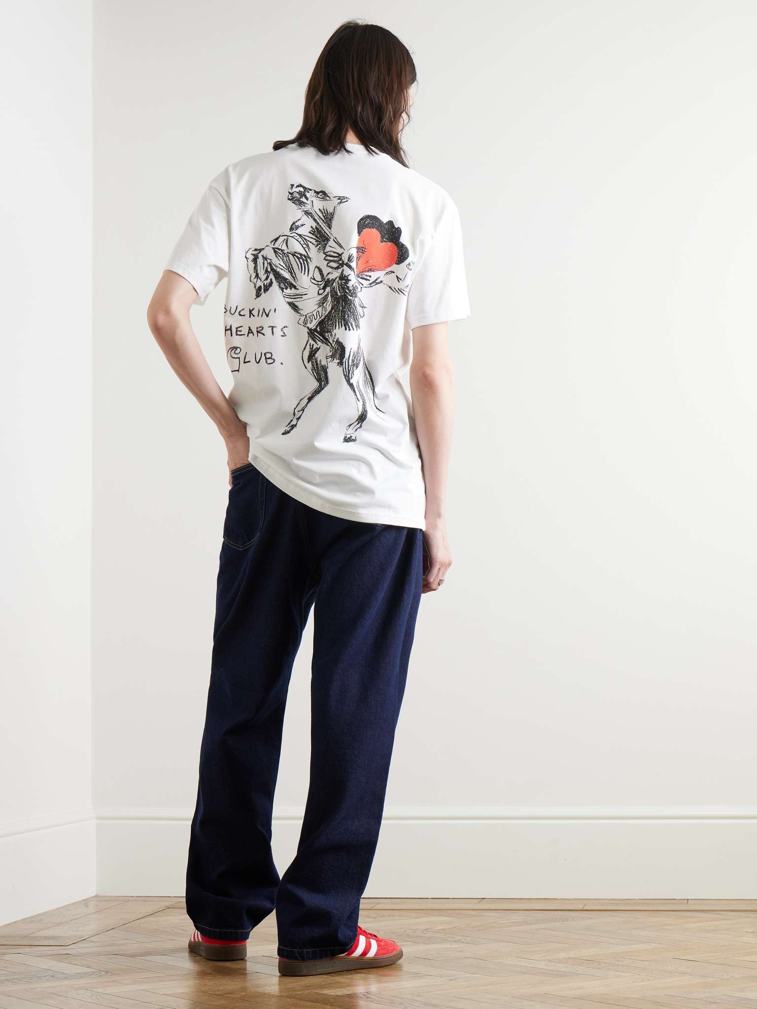 + Pepe Tirelli Printed Cotton-Jersey T-Shirt - 2