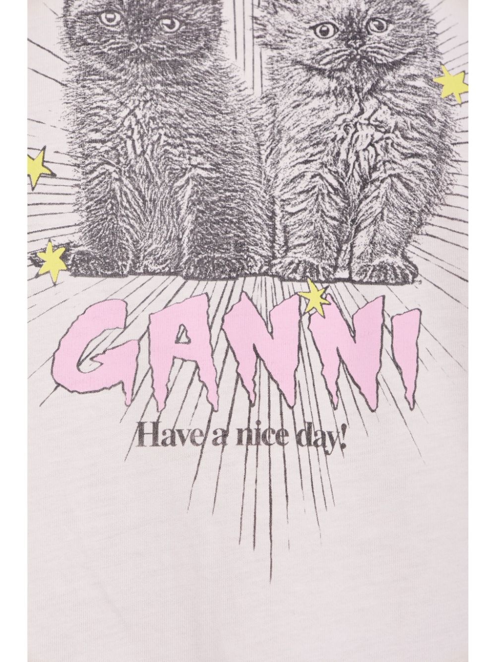 cats-print T-shirt - 5