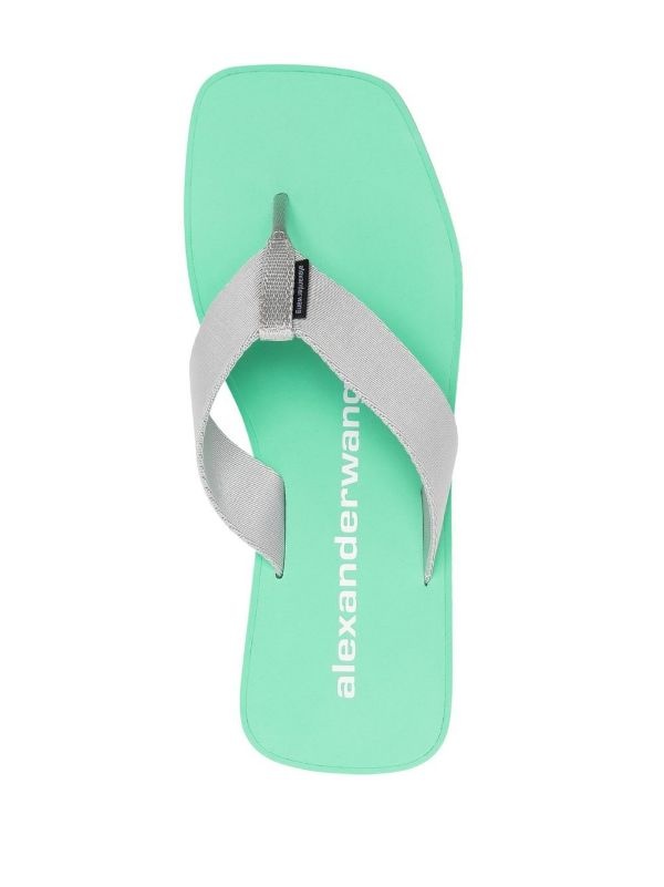 Aw Nylon Wedge Flip Flops