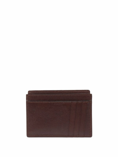 Brunello Cucinelli logo-debossed leather cardholder outlook