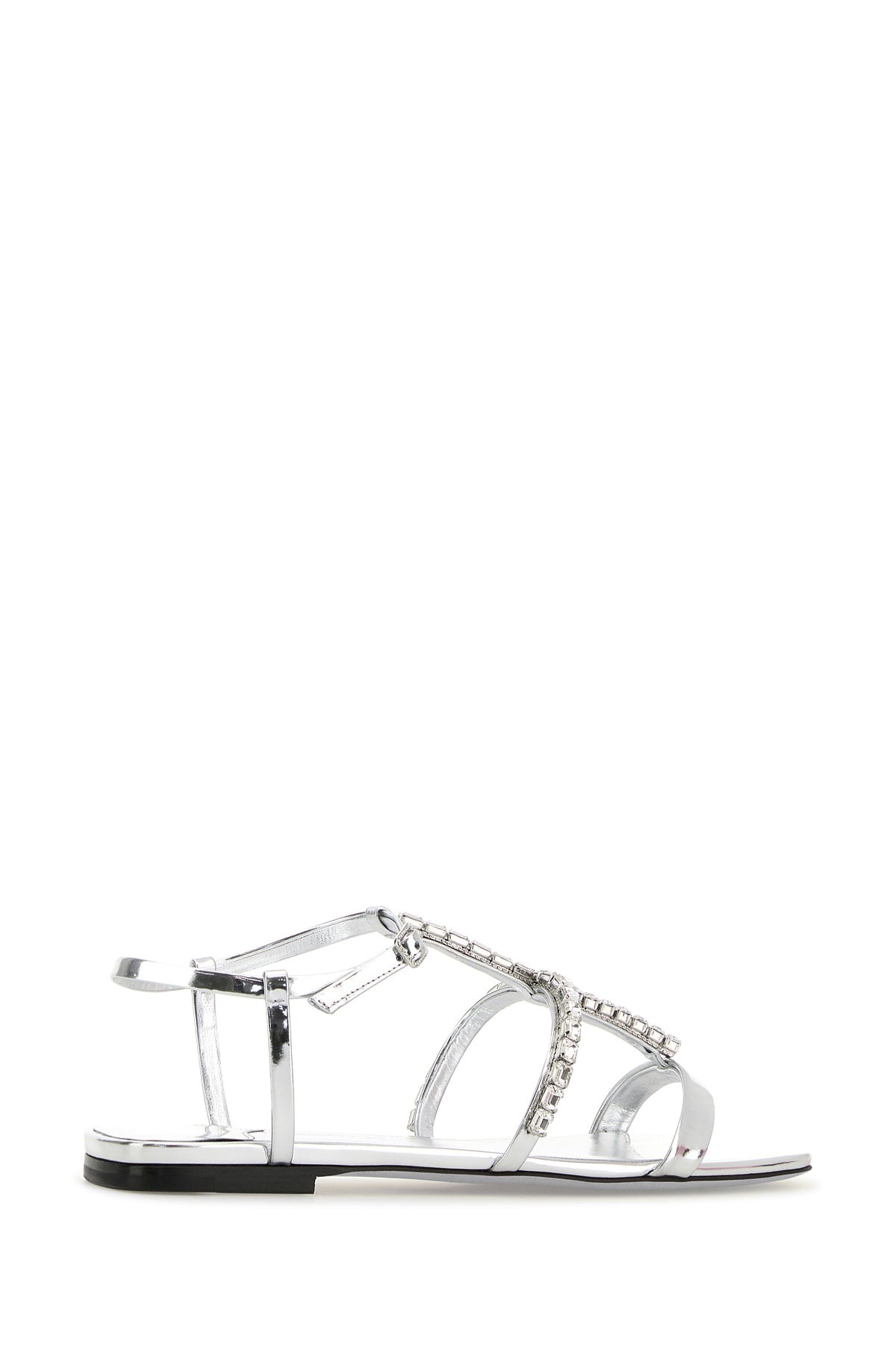 silver leather Gwyn sandals - 3